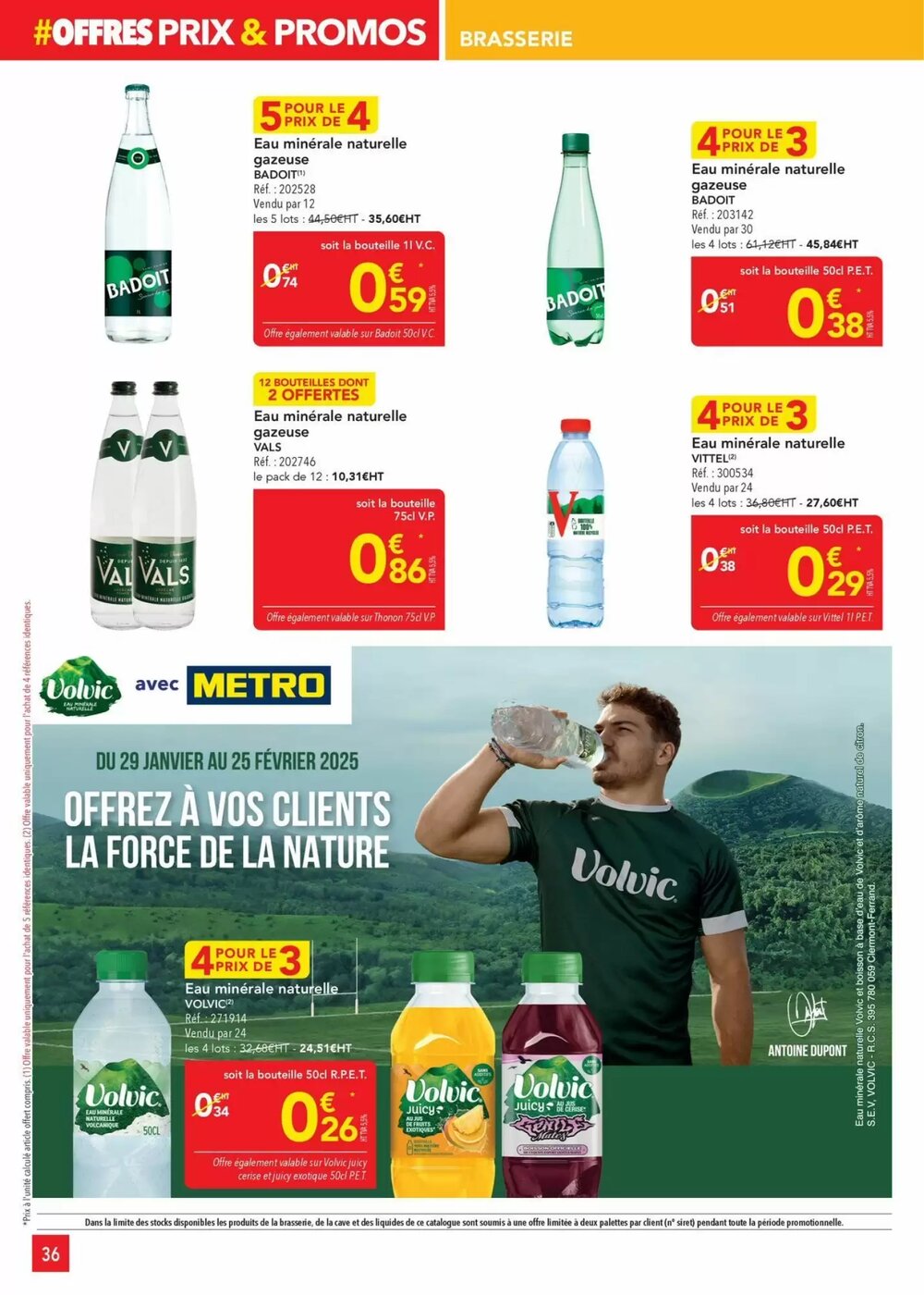Prospectus promotionnel METRO valable à partir du 29/01/2026 - Page 36.