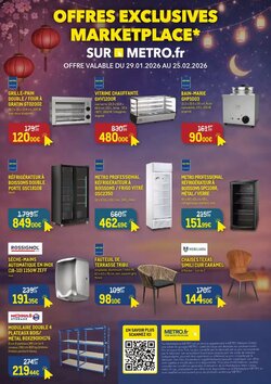 Prospectus promotionnel METRO valable à partir du 29/01/2026