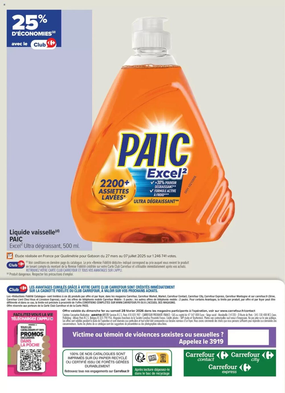 Prospectus promotionnel Carrefour valable à partir du 01/02/2026 - Page 14.