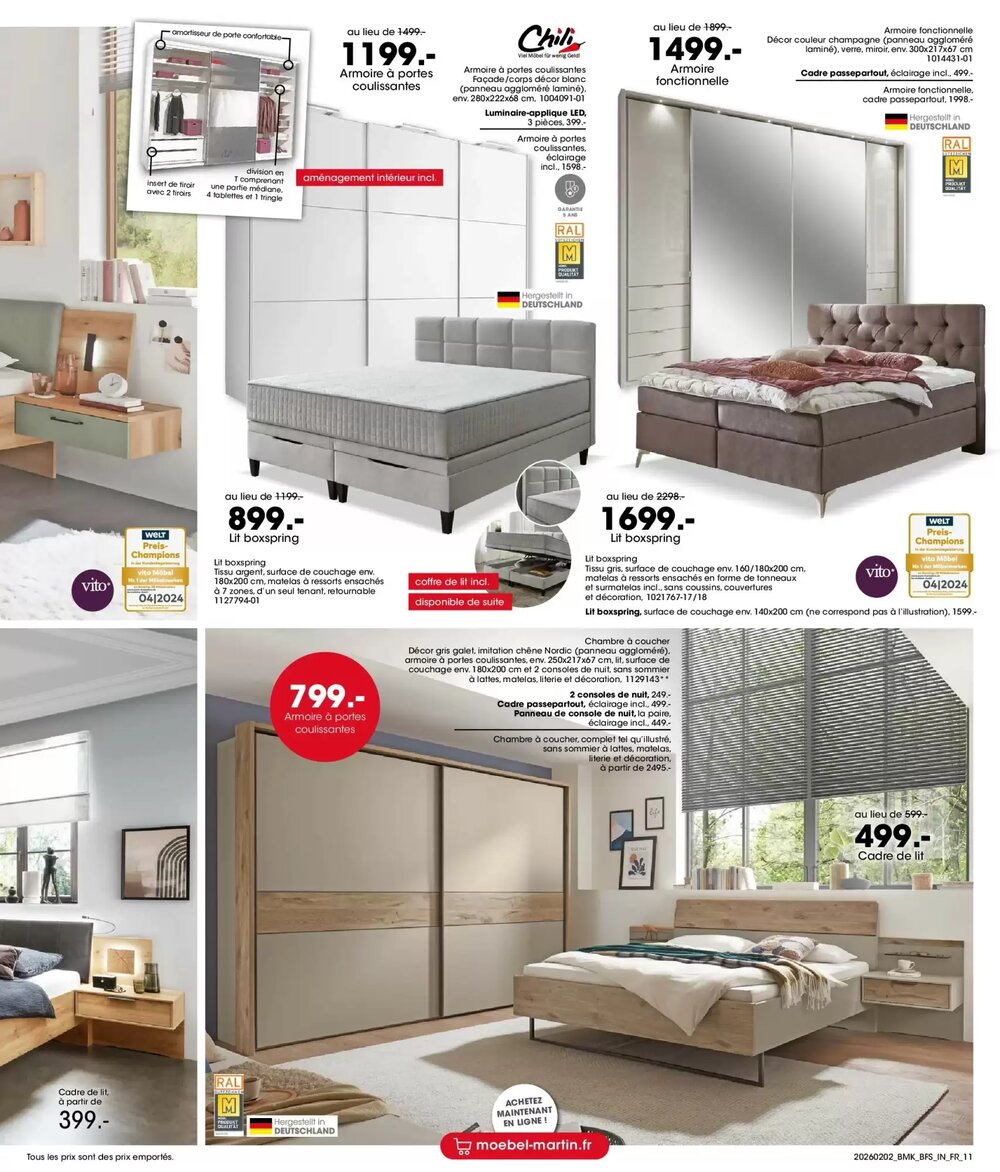 Prospectus promotionnel Möbel Martin valable à partir du 01/02/2026 - Page 11.