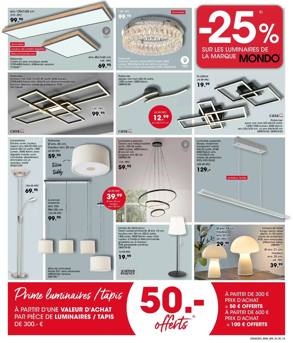 Prospectus promotionnel Möbel Martin valable à partir du 01/02/2026 - Page 15.