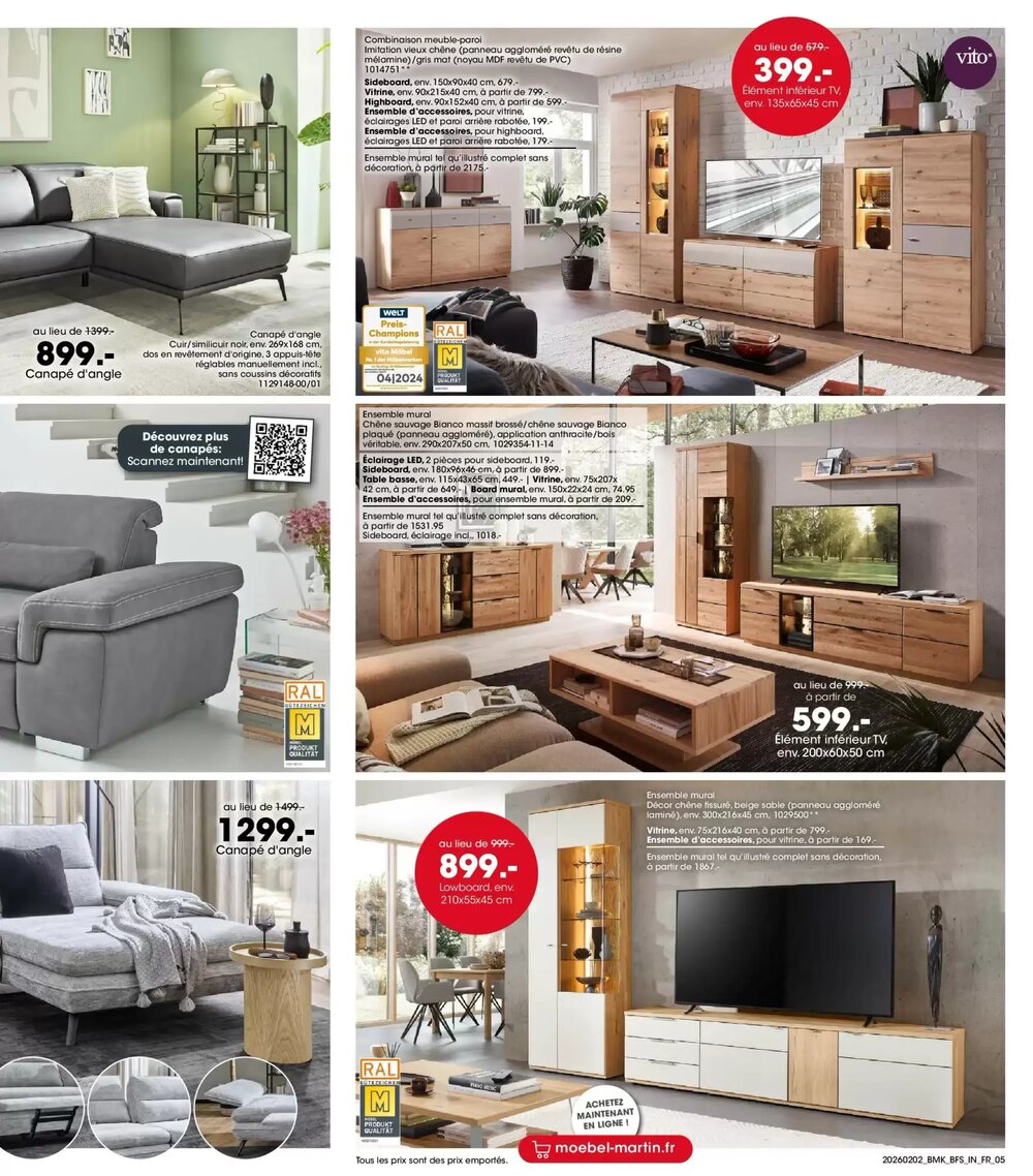 Prospectus promotionnel Möbel Martin valable à partir du 01/02/2026 - Page 5.