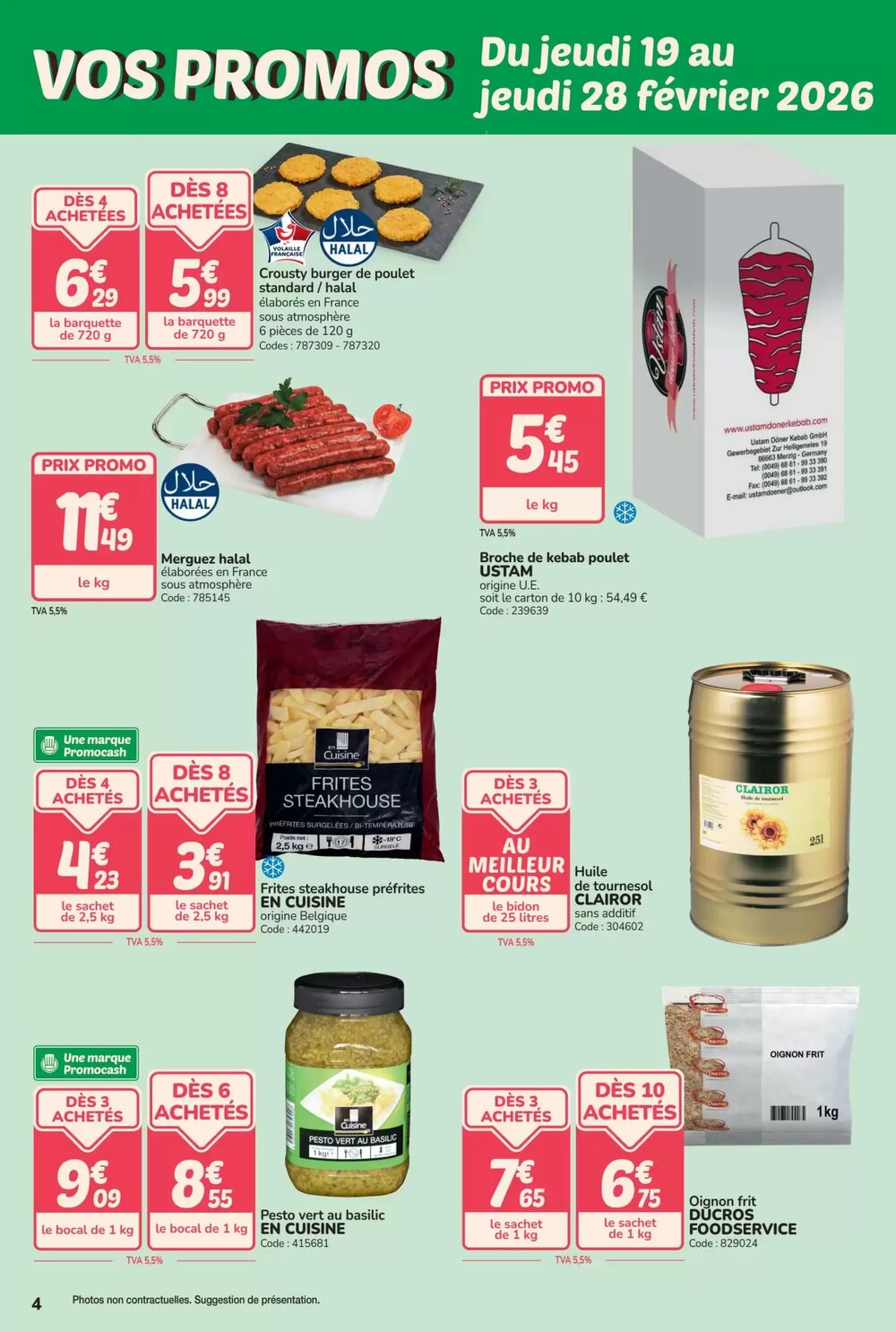 Prospectus promotionnel Promocash valable à partir du 02/02/2026 - Page 4.