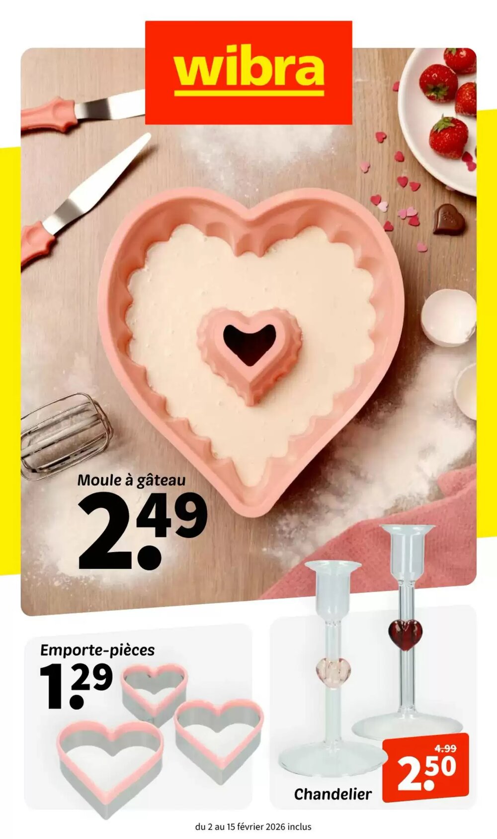 Prospectus promotionnel Wibra valable à partir du 02/02/2026 - Page 1.