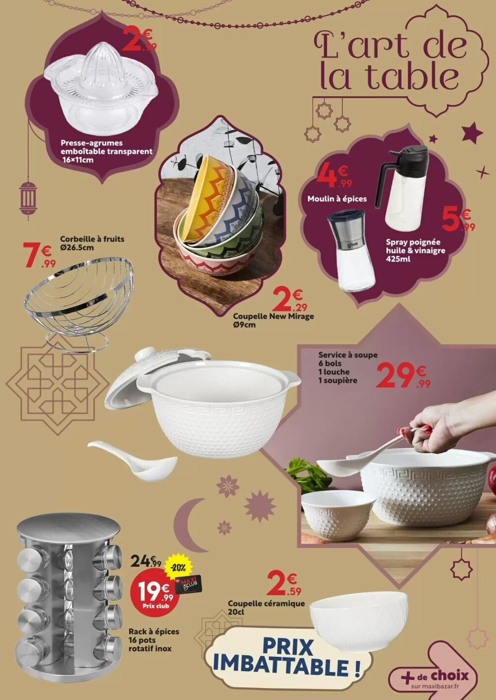 Prospectus promotionnel Maxi Bazar valable à partir du 02/02/2026 - Page 7.