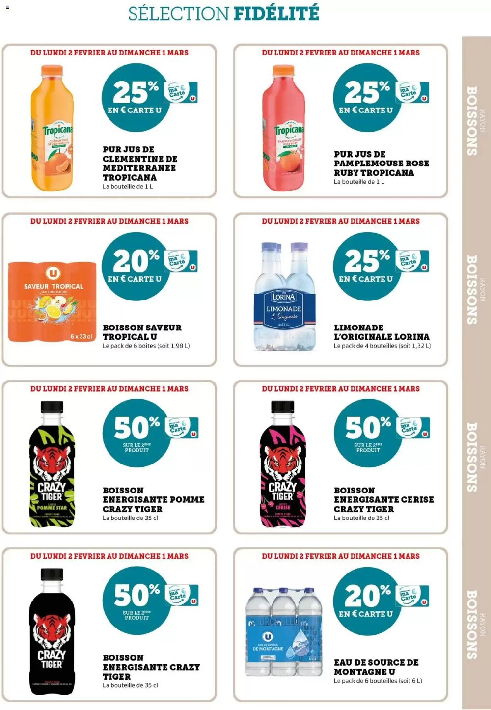 Prospectus promotionnel Super U valable à partir du 02/02/2026 - Page 27.