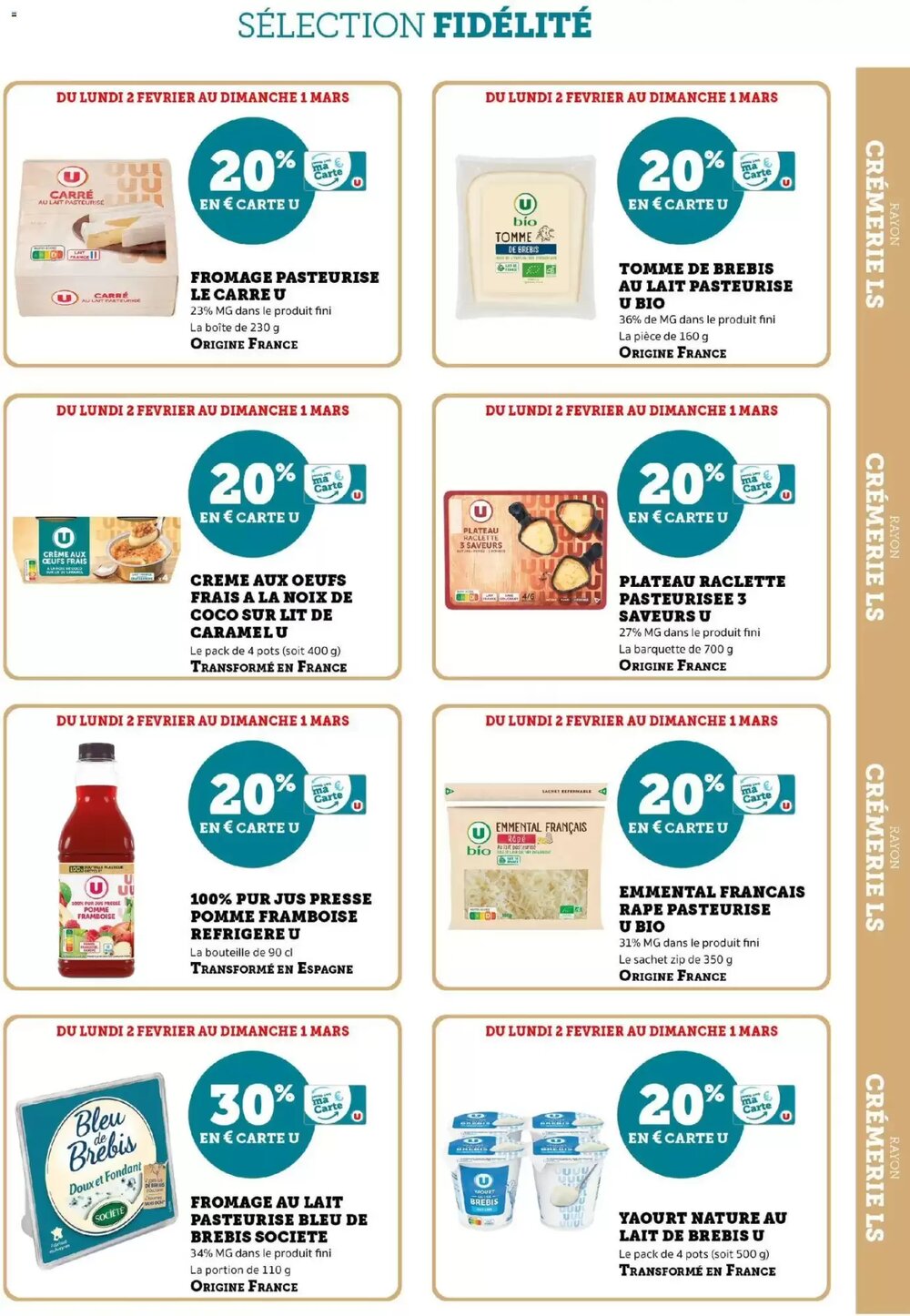 Prospectus promotionnel Super U valable à partir du 02/02/2026 - Page 5.