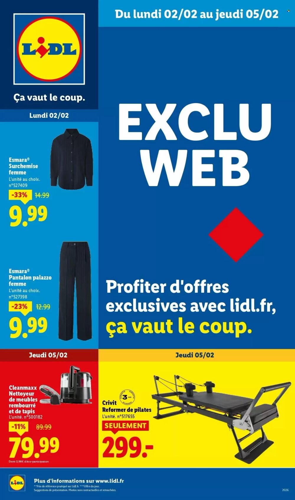 Prospectus promotionnel Lidl valable à partir du 02/02/2026 - Page 1.