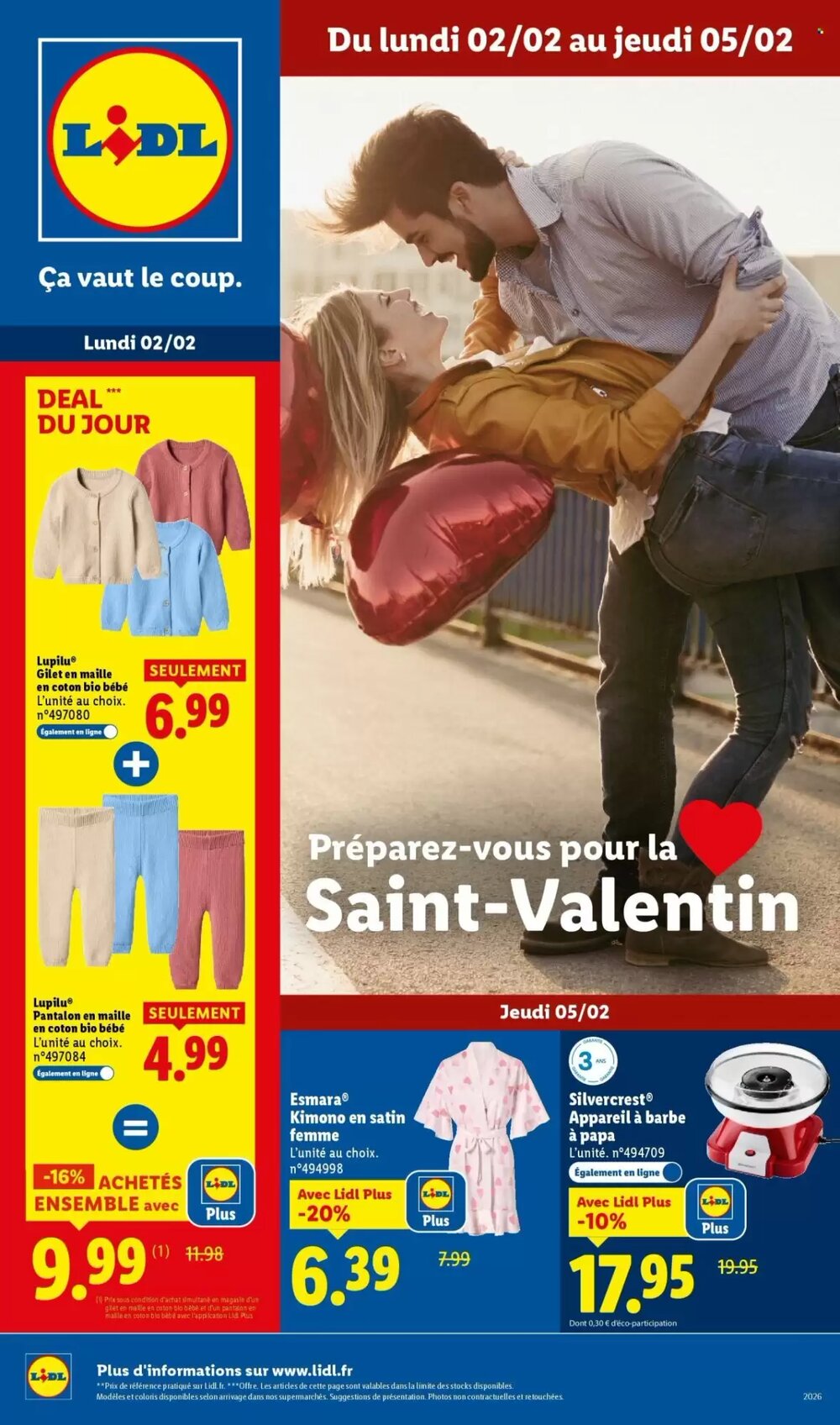 Prospectus promotionnel Lidl valable à partir du 02/02/2026 - Page 1.