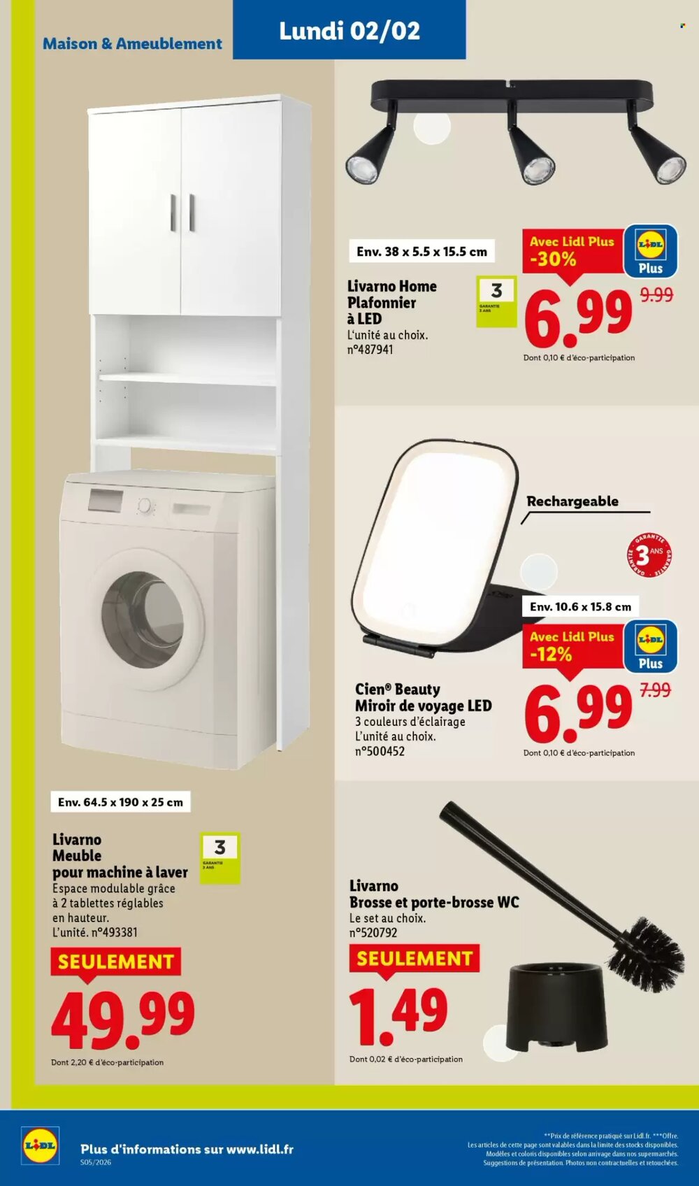 Prospectus promotionnel Lidl valable à partir du 02/02/2026 - Page 10.