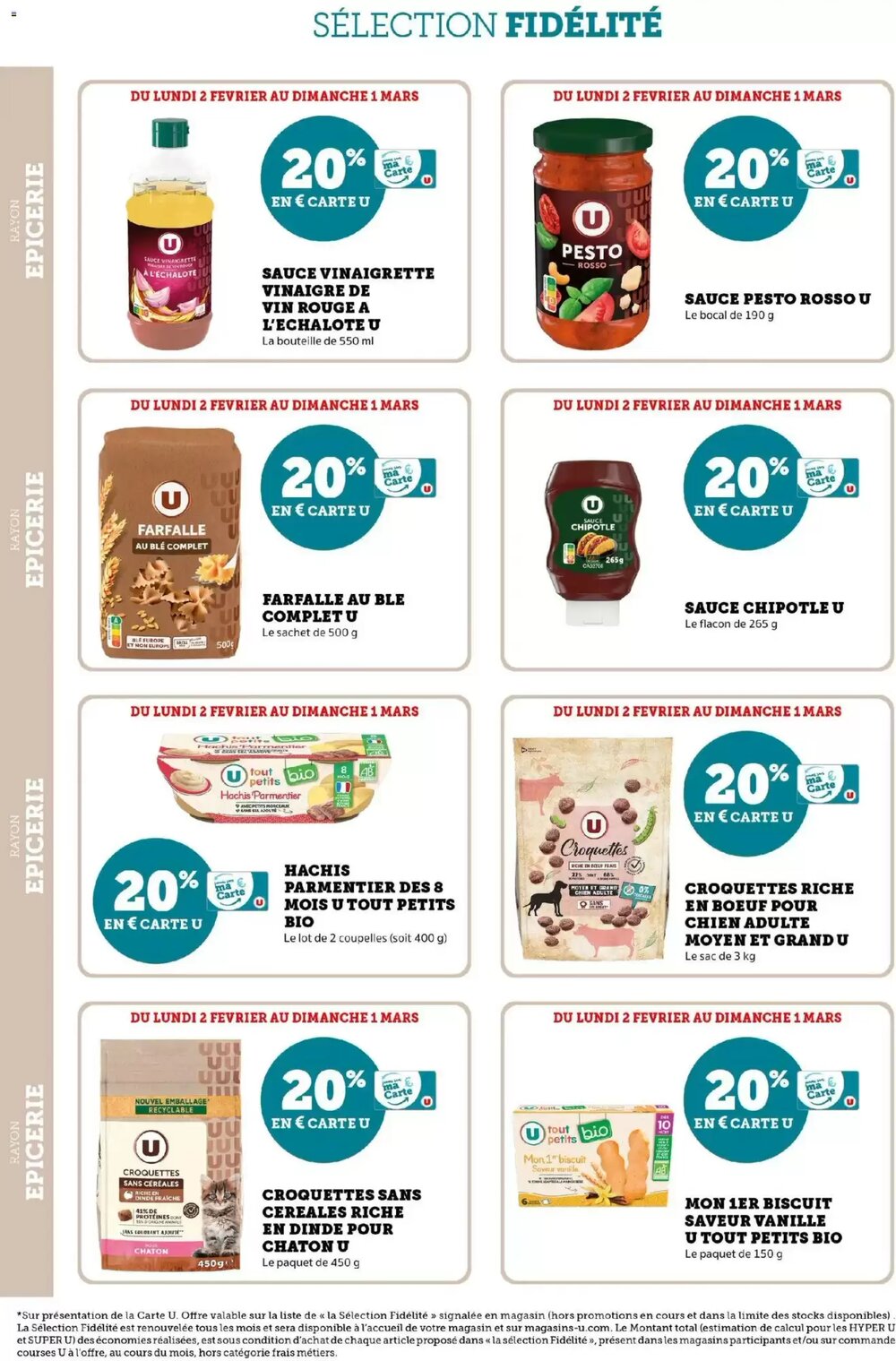Prospectus promotionnel Hyper U valable à partir du 02/02/2026 - Page 20.