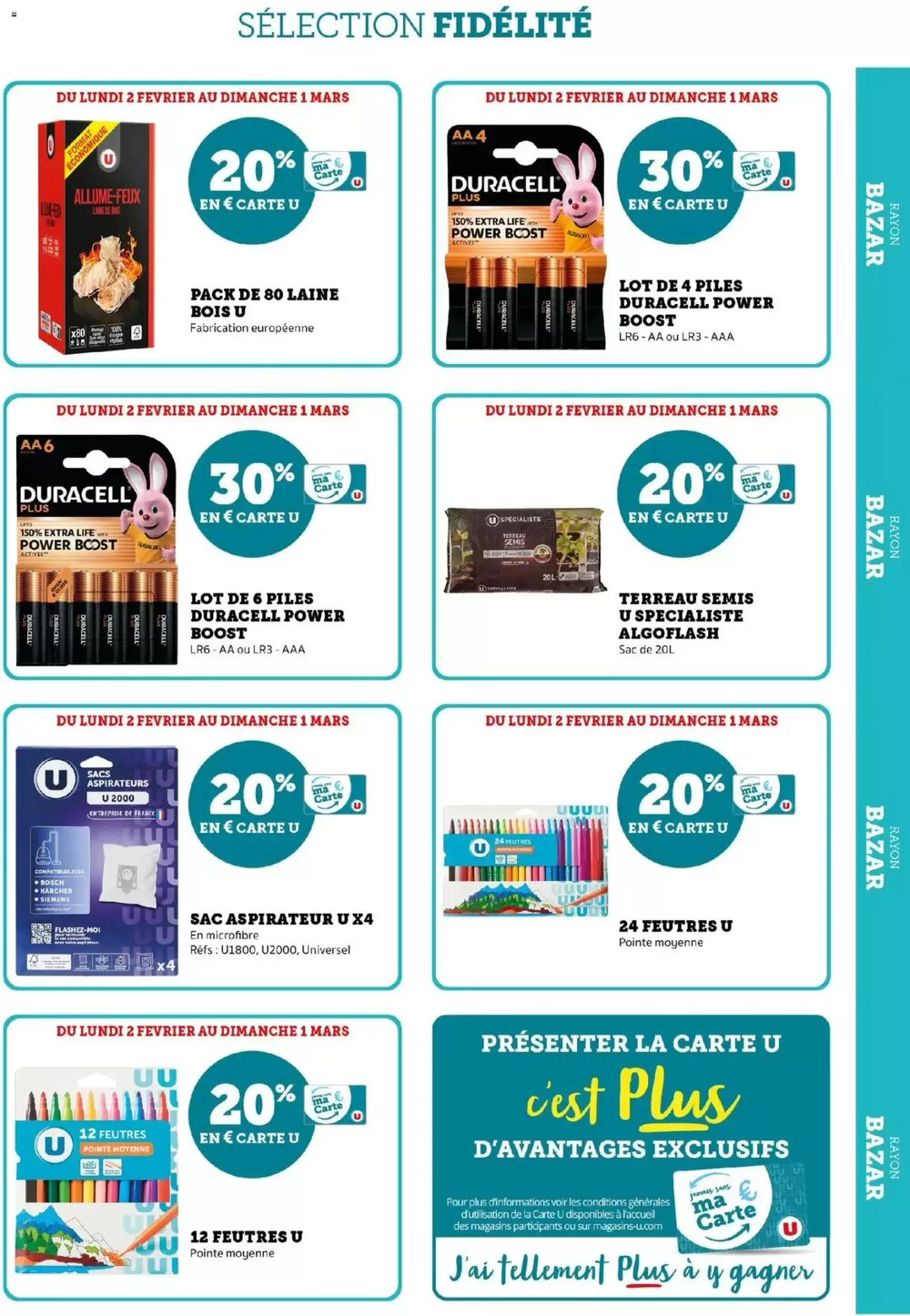 Prospectus promotionnel Hyper U valable à partir du 02/02/2026 - Page 31.