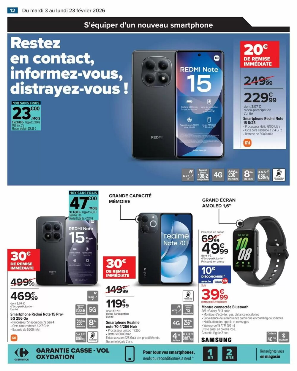 Prospectus promotionnel Carrefour valable à partir du 03/02/2026 - Page 12.