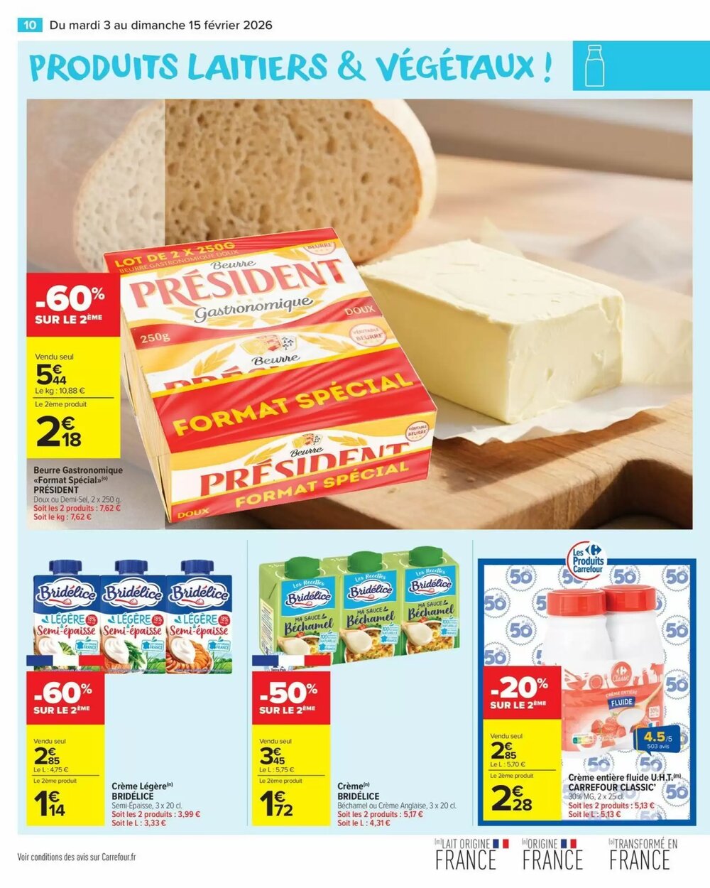 Prospectus promotionnel Carrefour Market valable à partir du 03/02/2026 - Page 12.