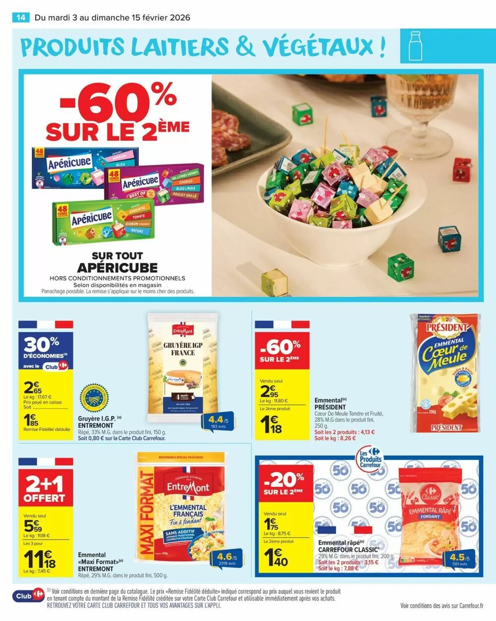 Prospectus promotionnel Carrefour Market valable à partir du 03/02/2026 - Page 16.