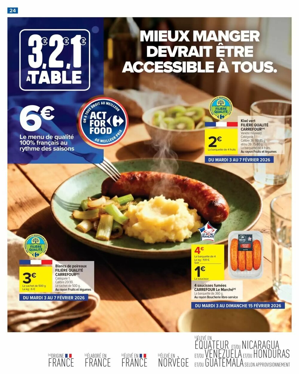 Prospectus promotionnel Carrefour Market valable à partir du 03/02/2026 - Page 26.
