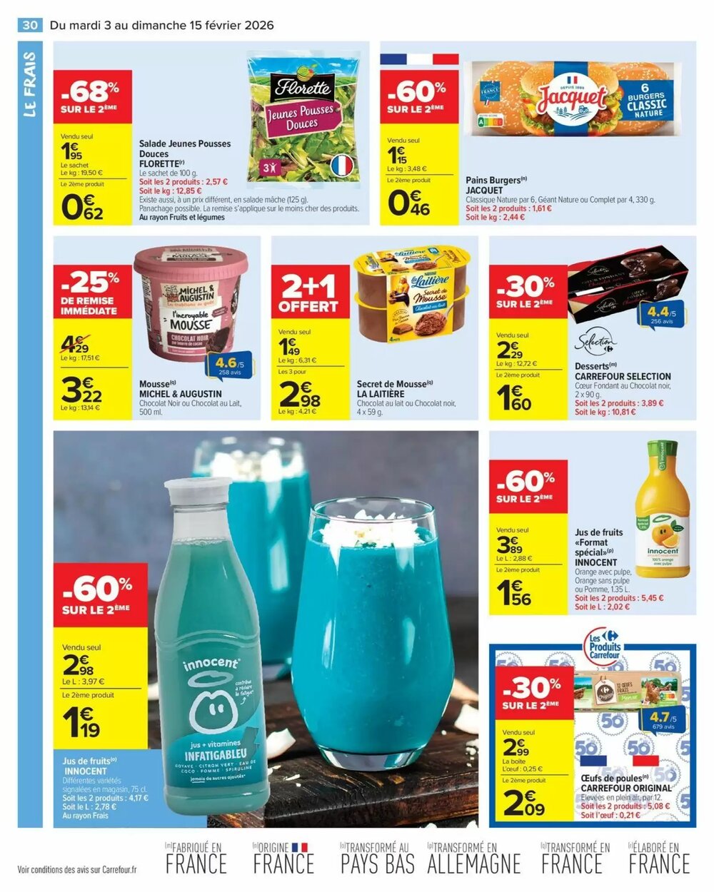 Prospectus promotionnel Carrefour Market valable à partir du 03/02/2026 - Page 32.