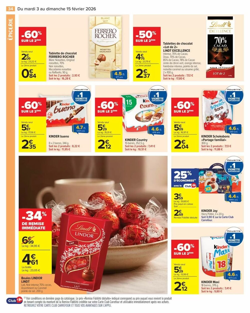 Prospectus promotionnel Carrefour Market valable à partir du 03/02/2026 - Page 36.