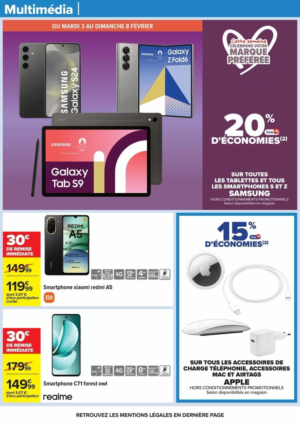 Prospectus promotionnel Carrefour valable à partir du 03/02/2026 - Page 87.