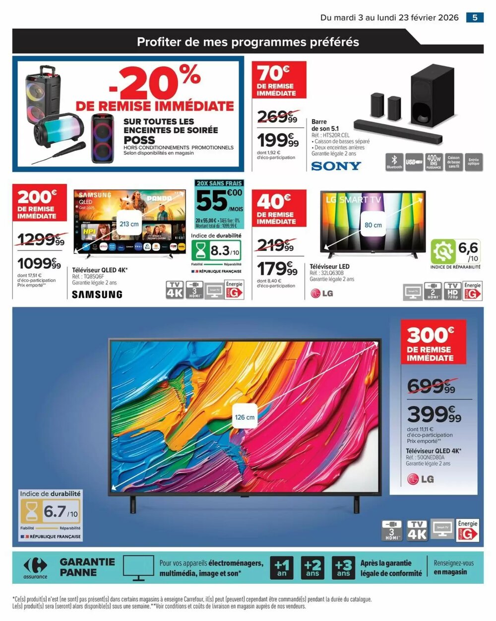 Prospectus promotionnel Carrefour valable à partir du 03/02/2026 - Page 5.
