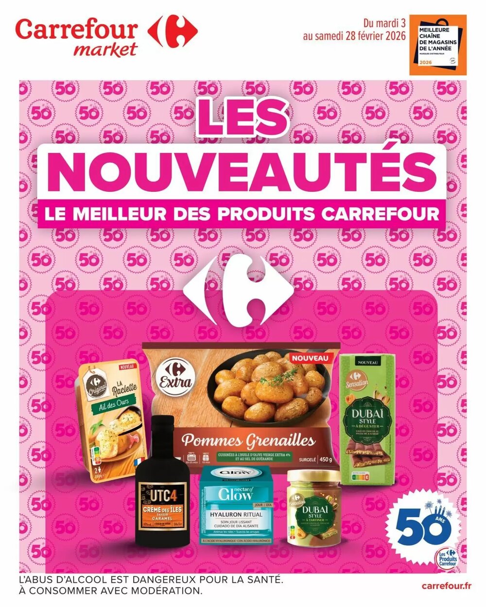 Prospectus promotionnel Carrefour Market valable à partir du 03/02/2026 - Page 1.