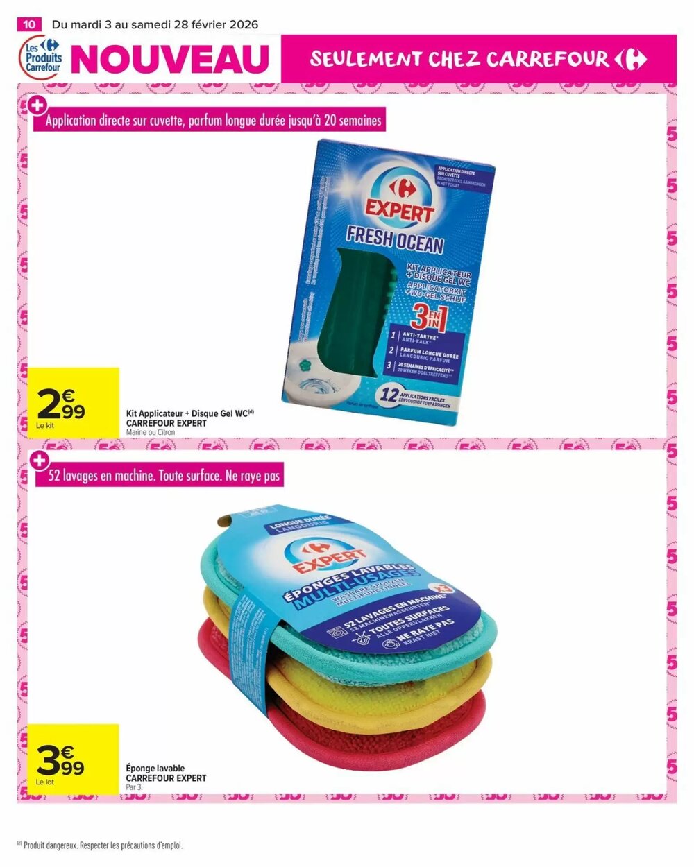 Prospectus promotionnel Carrefour Market valable à partir du 03/02/2026 - Page 10.