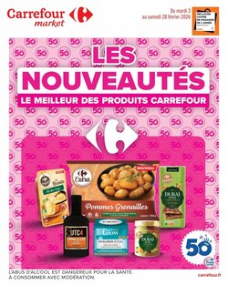 Prospectus promotionnel Carrefour Market valable à partir du 03/02/2026 - Page 1.