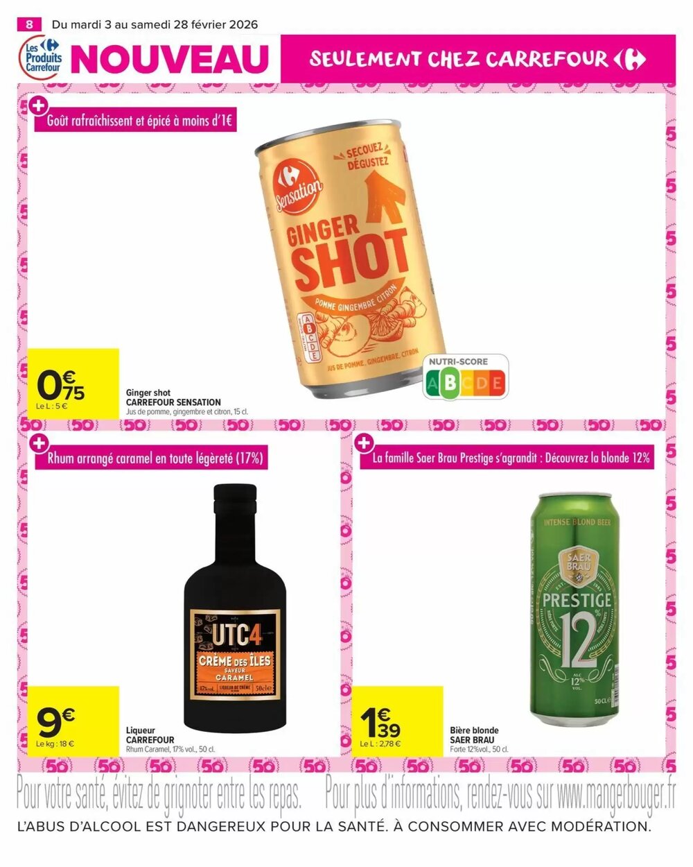 Prospectus promotionnel Carrefour Market valable à partir du 03/02/2026 - Page 8.