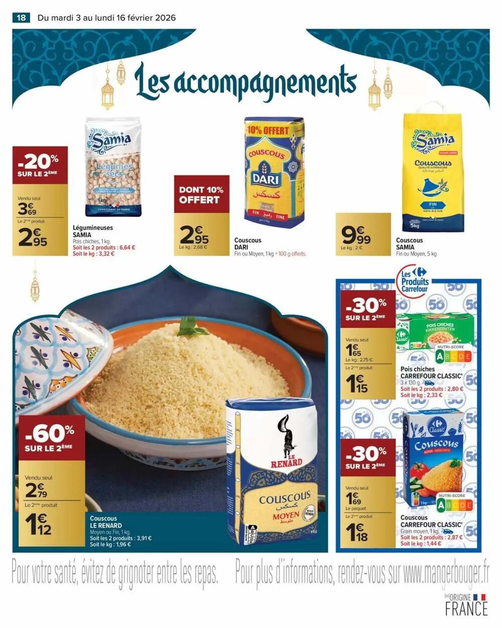 Prospectus promotionnel Carrefour valable à partir du 03/02/2026 - Page 18.