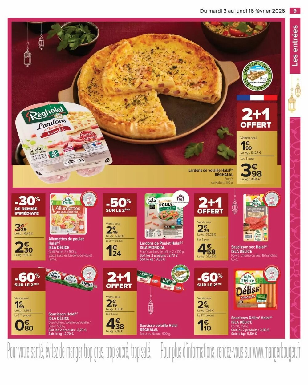 Prospectus promotionnel Carrefour valable à partir du 03/02/2026 - Page 9.