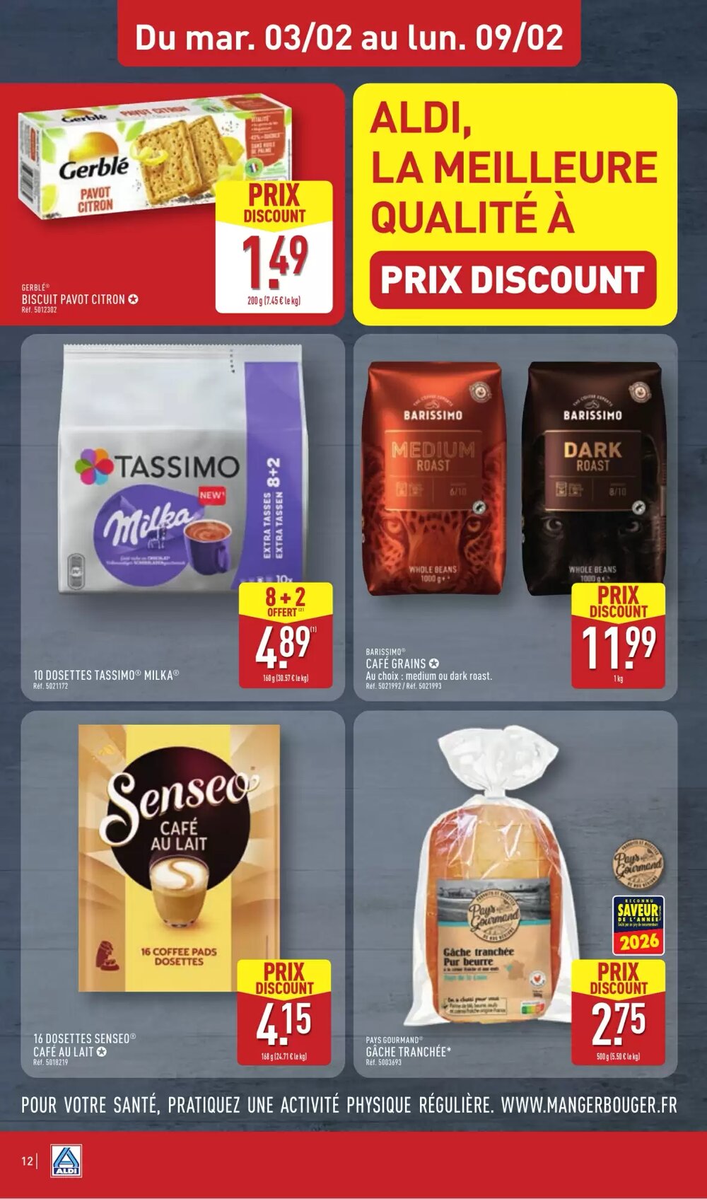 Prospectus promotionnel ALDI valable à partir du 03/02/2026 - Page 14.