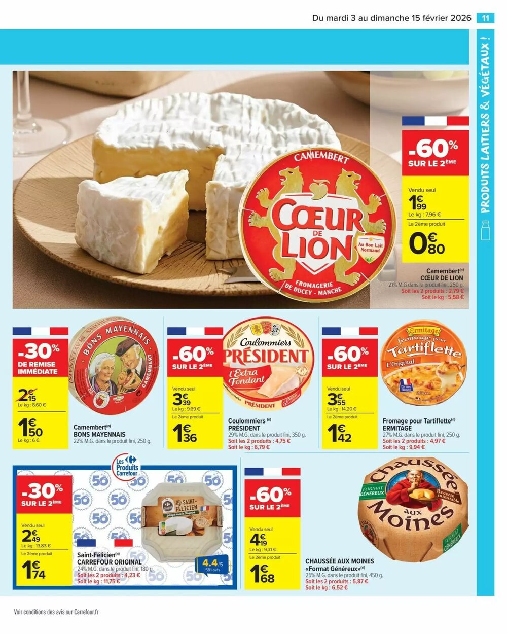 Prospectus promotionnel Carrefour valable à partir du 03/02/2026 - Page 13.