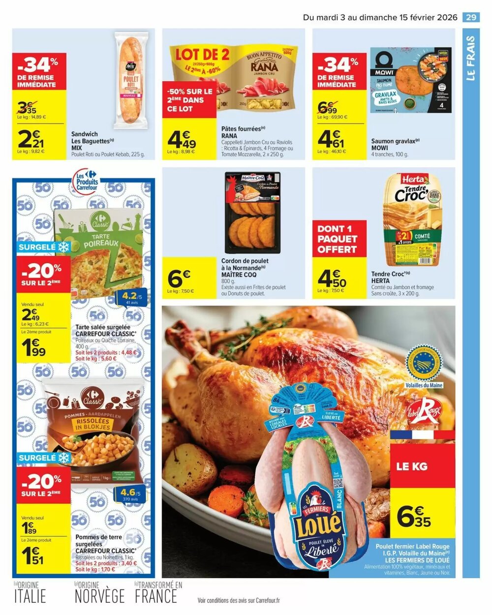Prospectus promotionnel Carrefour valable à partir du 03/02/2026 - Page 31.