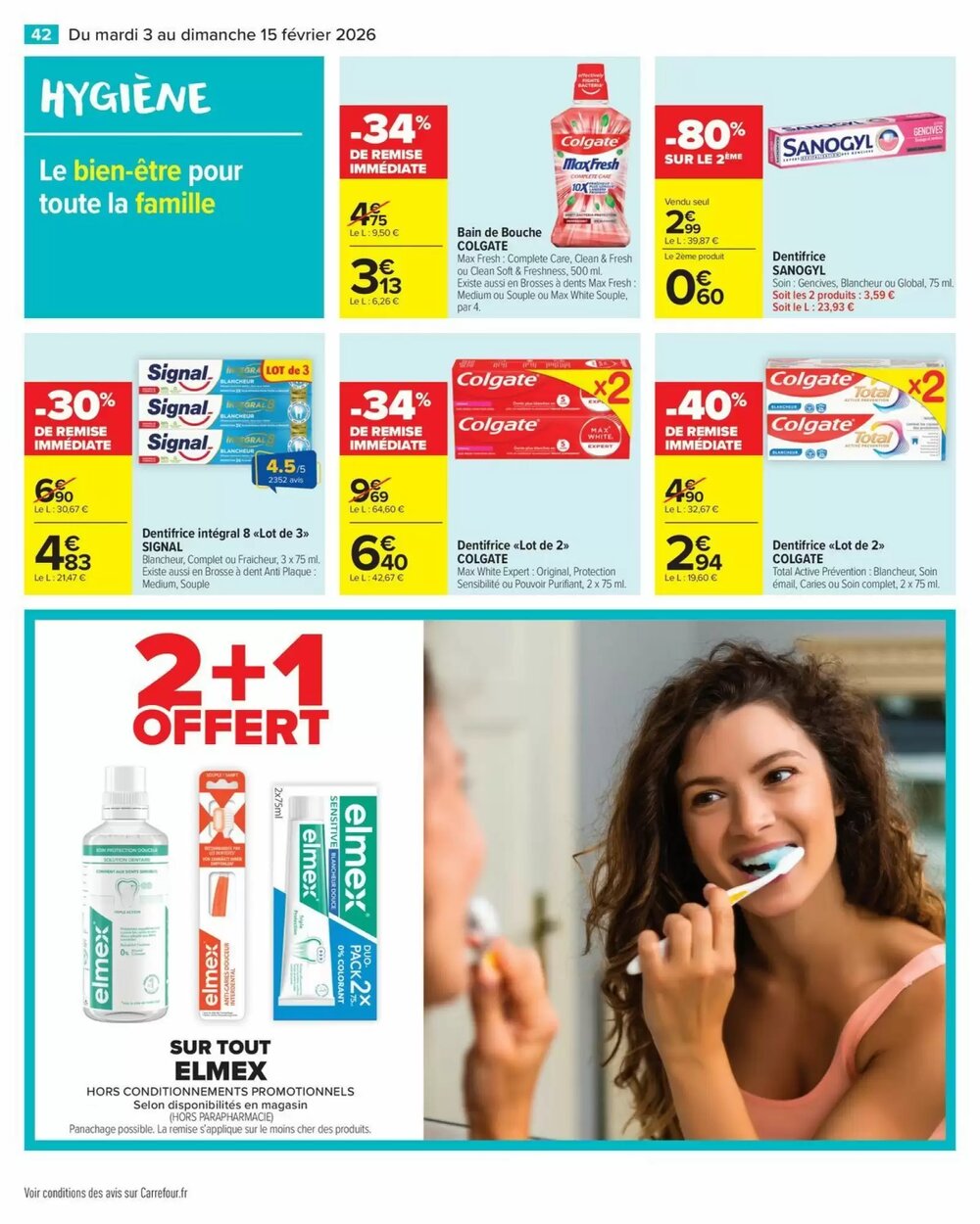 Prospectus promotionnel Carrefour valable à partir du 03/02/2026 - Page 44.