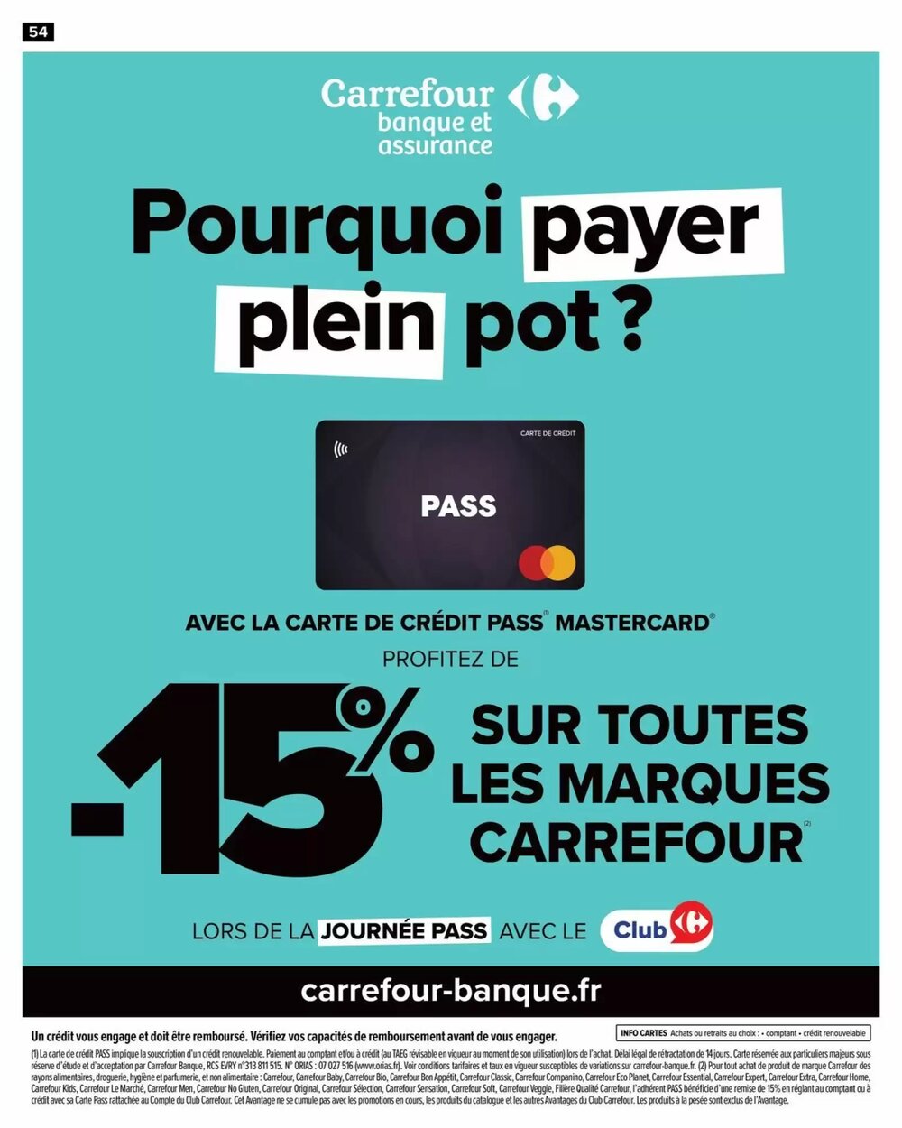 Prospectus promotionnel Carrefour valable à partir du 03/02/2026 - Page 56.