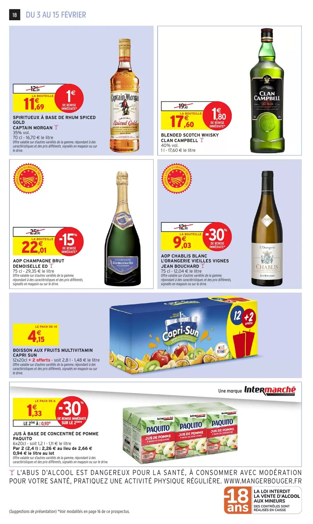 Prospectus promotionnel Intermarché valable à partir du 03/02/2026 - Page 15.