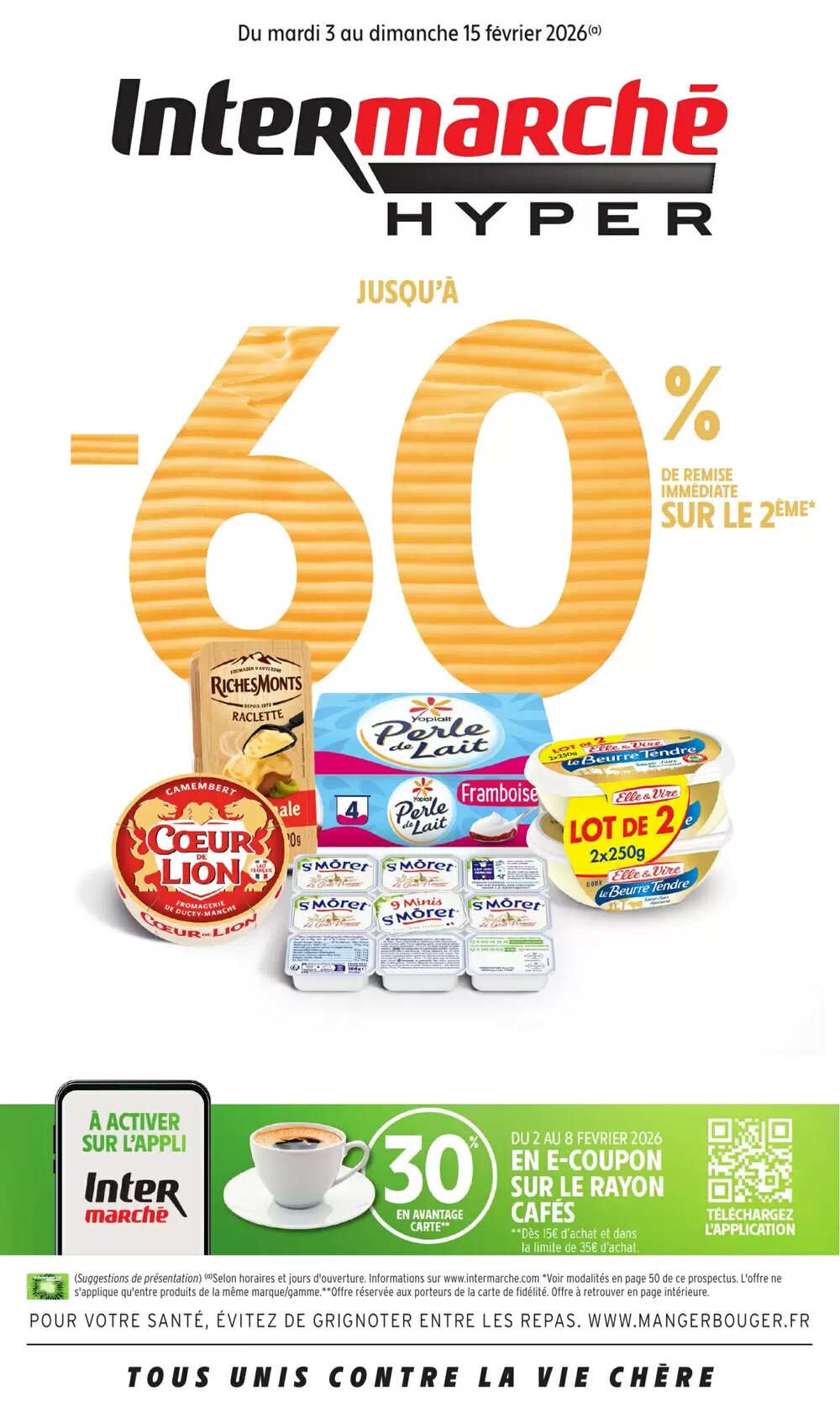 Prospectus promotionnel Intermarché Hyper valable à partir du 03/02/2026 - Page 1.