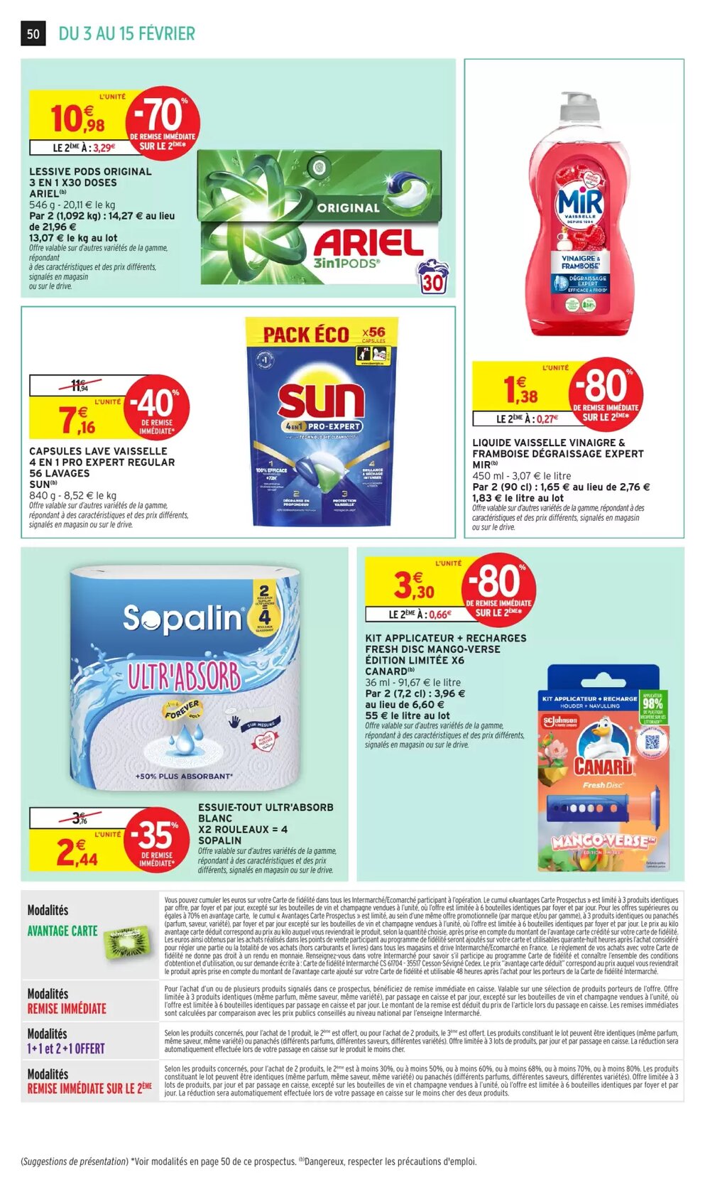 Prospectus promotionnel Intermarché Hyper valable à partir du 03/02/2026 - Page 43.