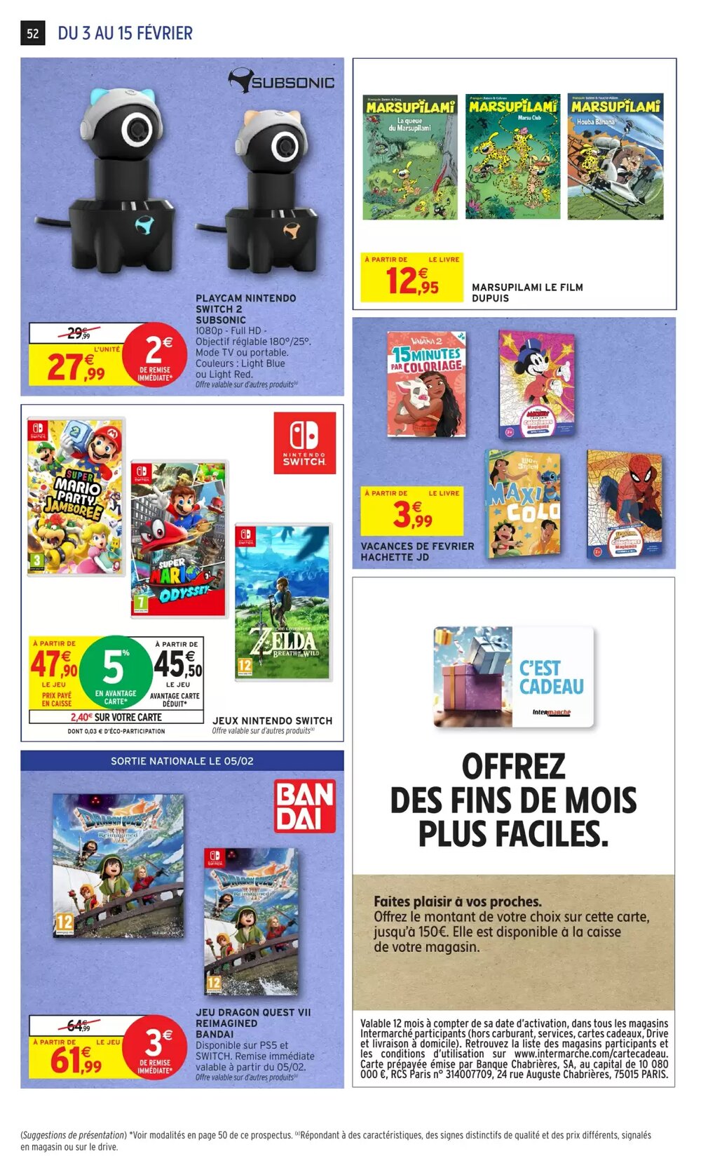 Prospectus promotionnel Intermarché Hyper valable à partir du 03/02/2026 - Page 45.