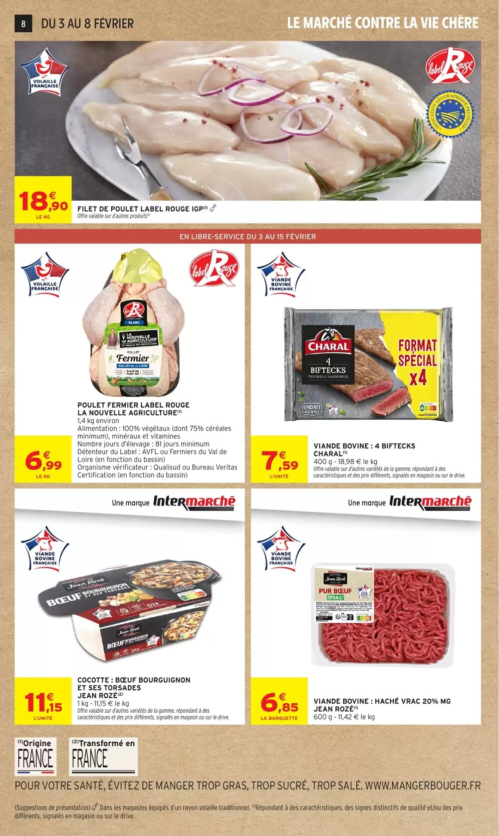 Prospectus promotionnel Intermarché Hyper valable à partir du 03/02/2026 - Page 8.
