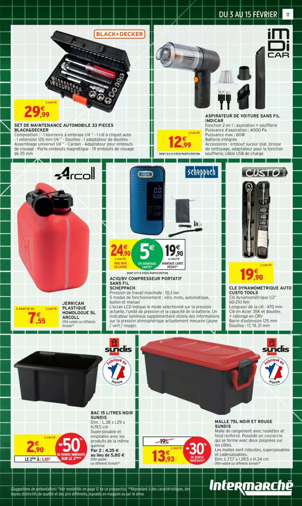 Prospectus promotionnel Intermarché Hyper valable à partir du 03/02/2026 - Page 11.
