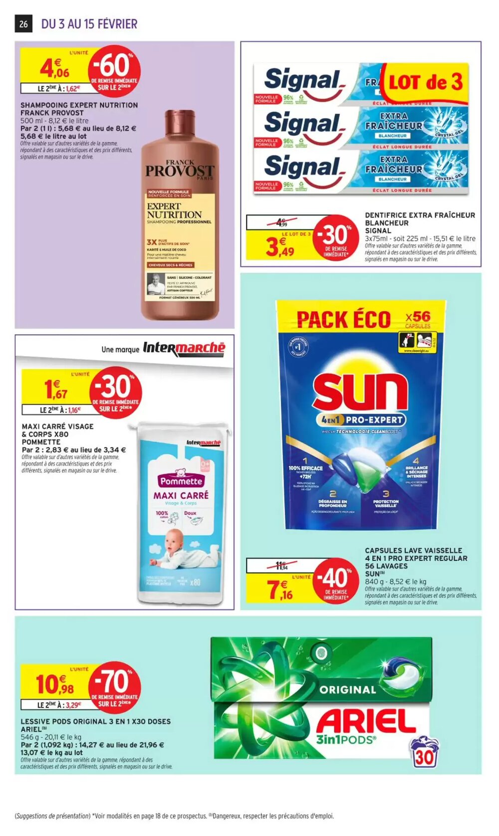 Prospectus promotionnel Intermarché valable à partir du 03/02/2026 - Page 26.