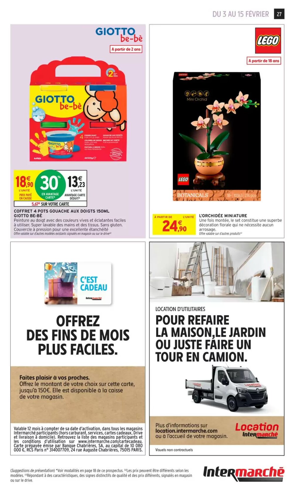 Prospectus promotionnel Intermarché valable à partir du 03/02/2026 - Page 27.