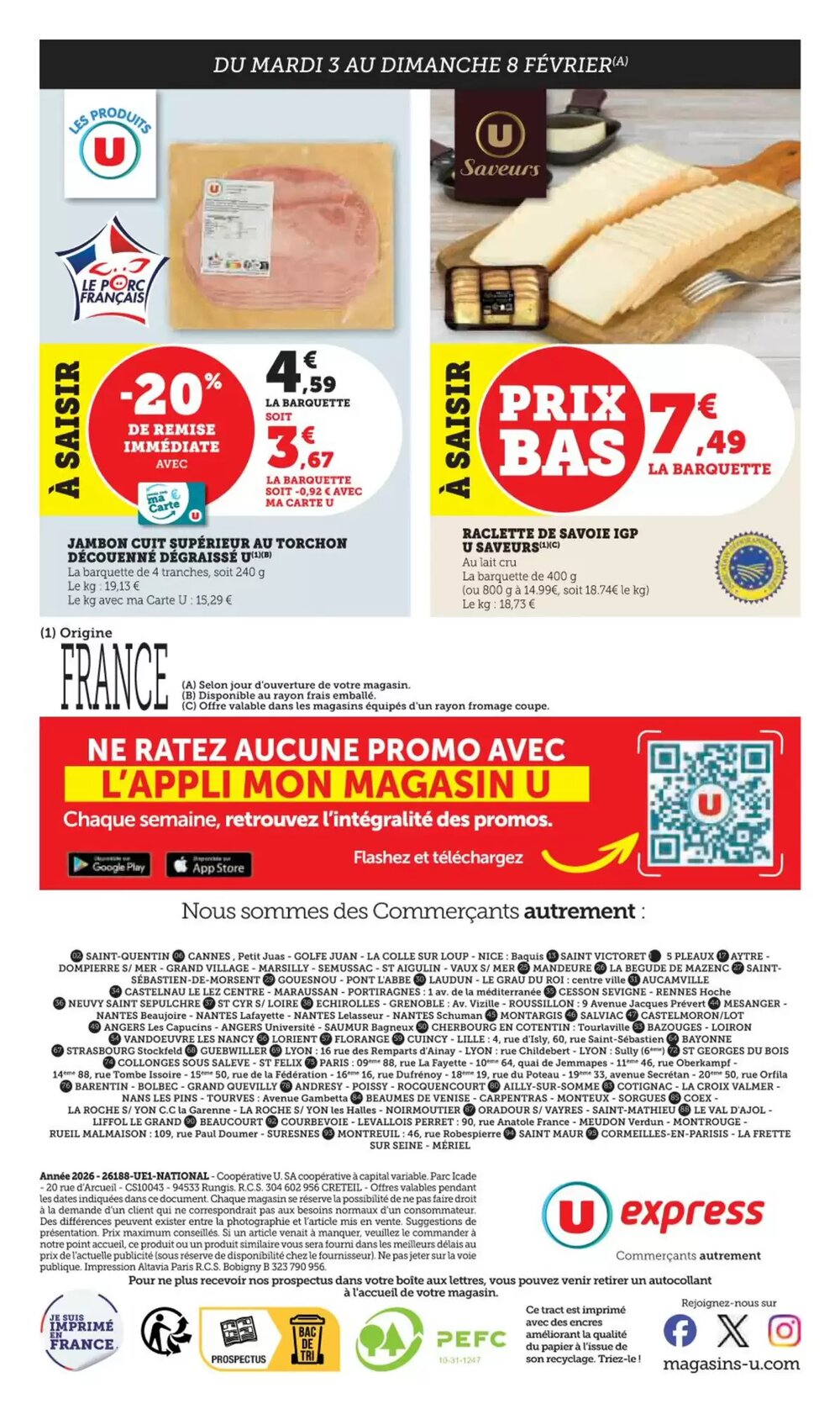 Prospectus promotionnel U Express valable à partir du 03/02/2026 - Page 12.