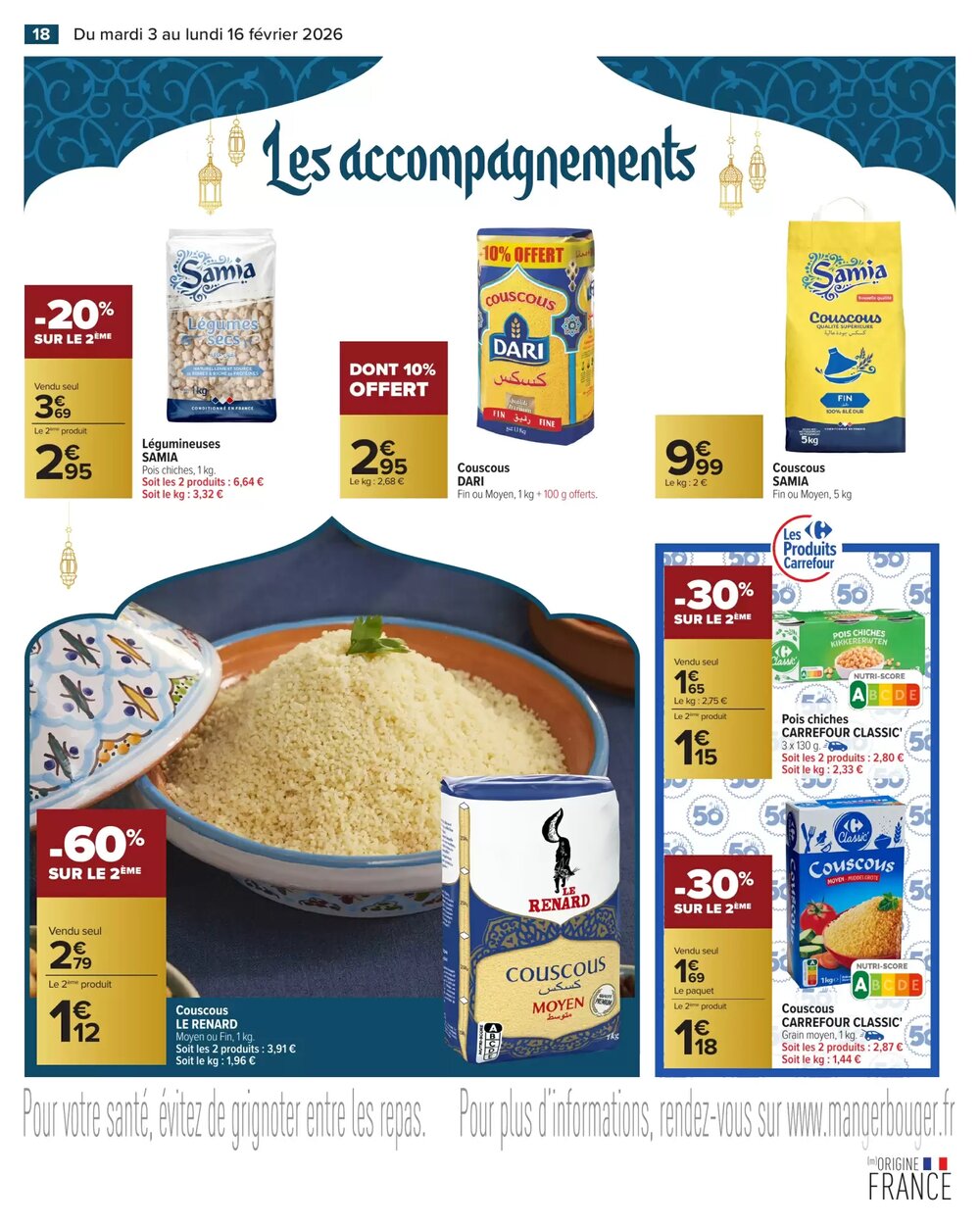 Prospectus promotionnel Carrefour valable à partir du 03/02/2026 - Page 18.