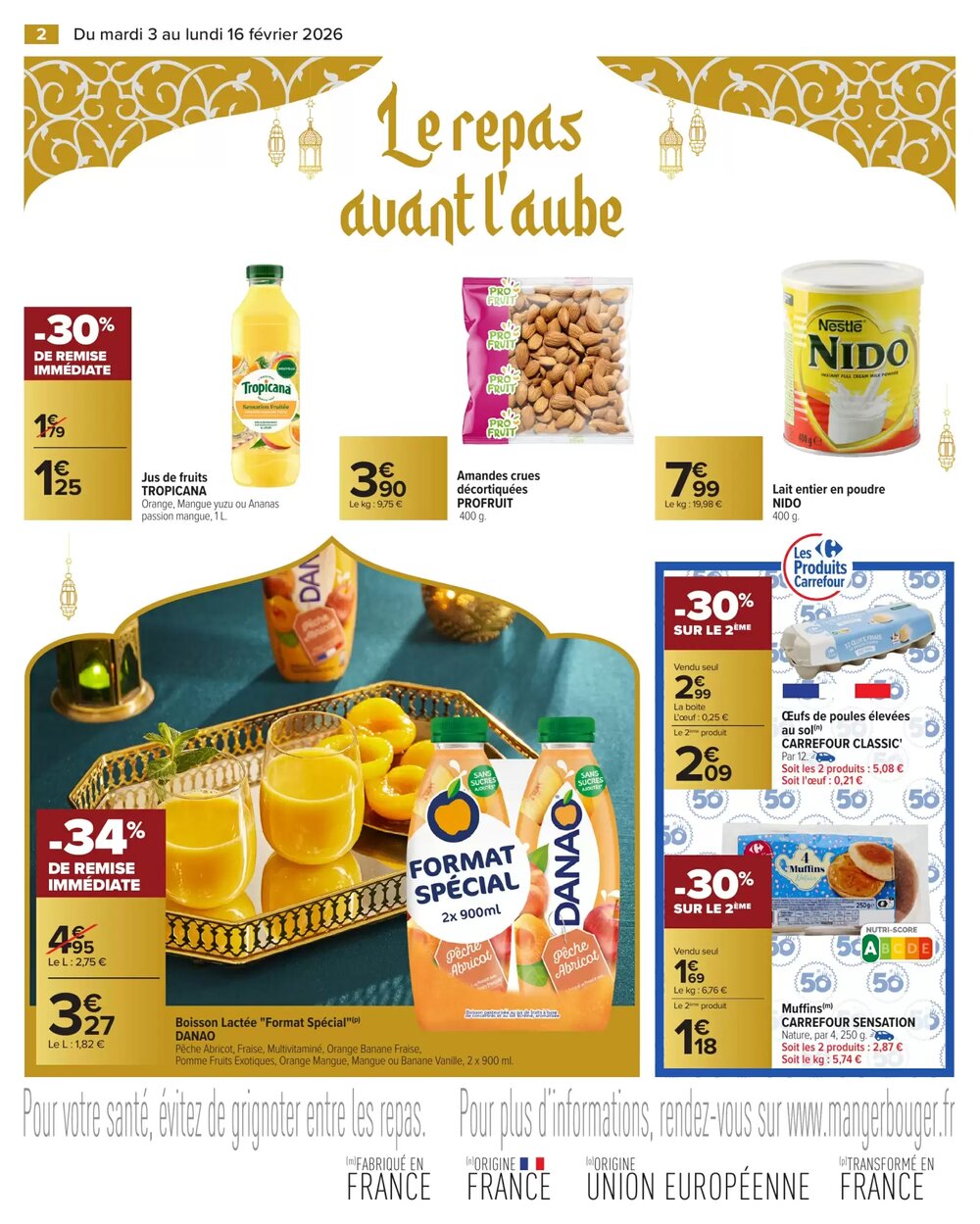 Prospectus promotionnel Carrefour valable à partir du 03/02/2026 - Page 2.