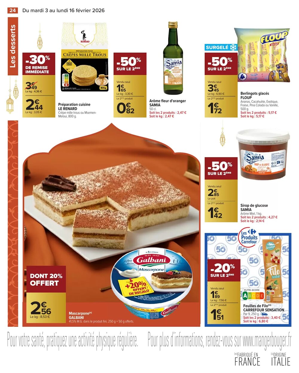 Prospectus promotionnel Carrefour valable à partir du 03/02/2026 - Page 24.
