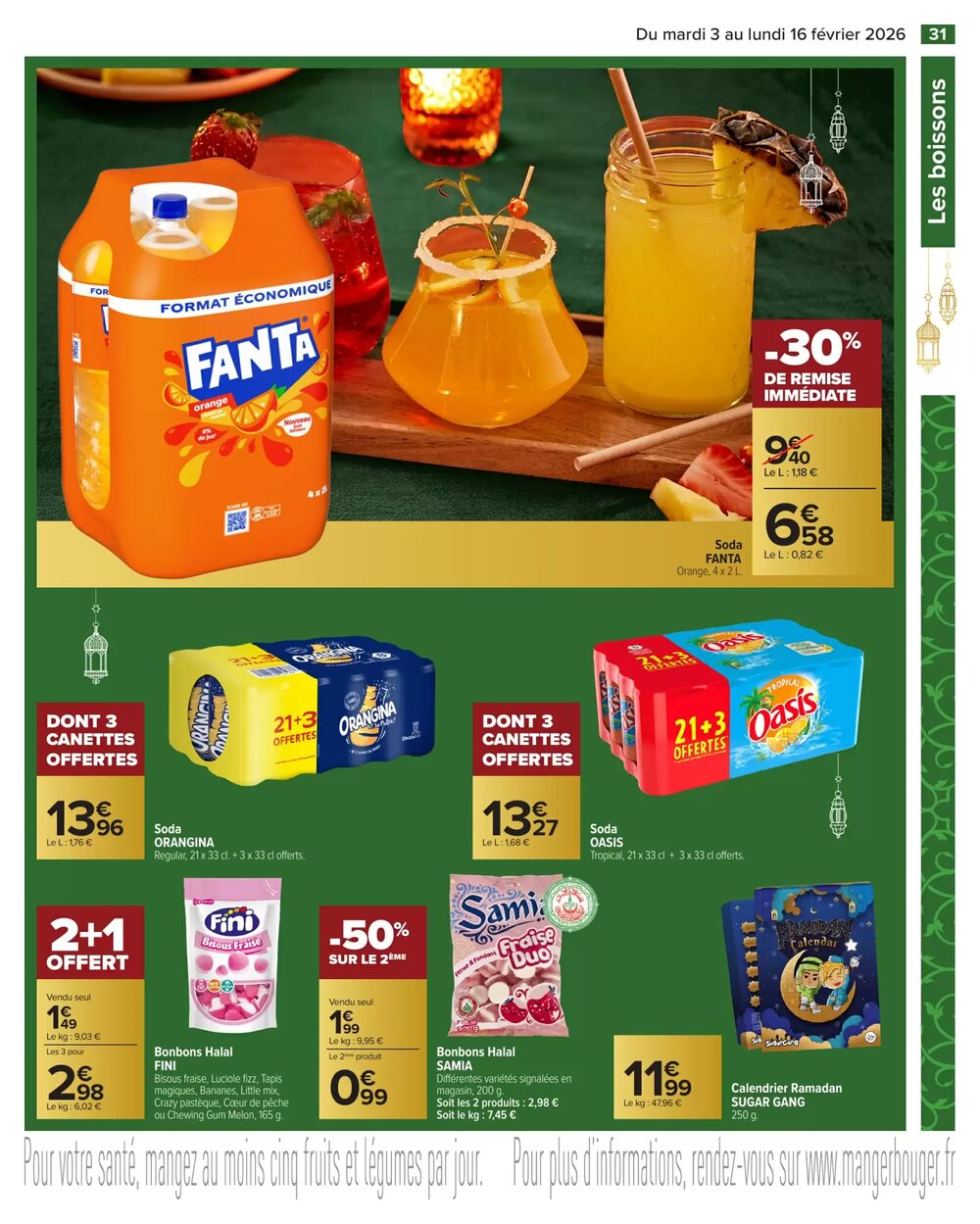 Prospectus promotionnel Carrefour valable à partir du 03/02/2026 - Page 31.