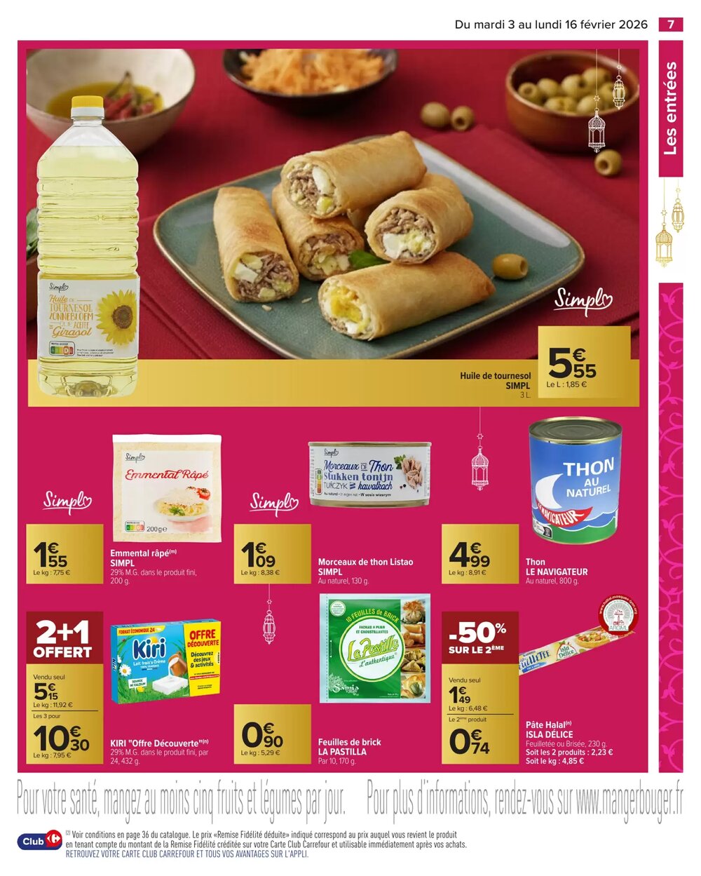 Prospectus promotionnel Carrefour valable à partir du 03/02/2026 - Page 7.