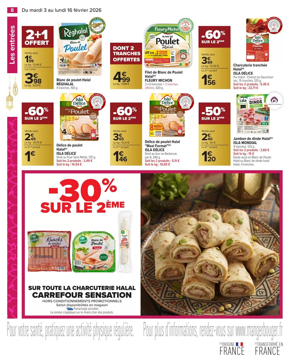 Prospectus promotionnel Carrefour valable à partir du 03/02/2026 - Page 8.